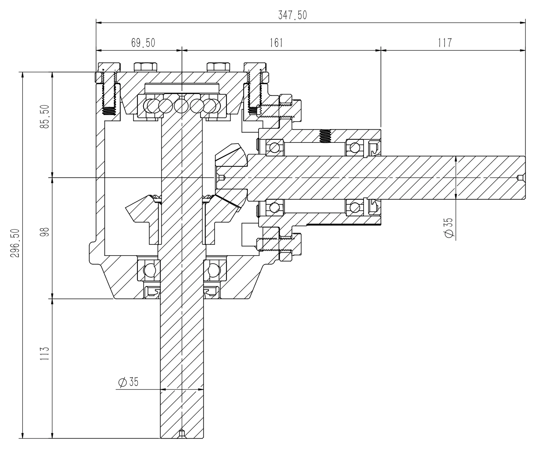 Cross-section drawing thumbnail
