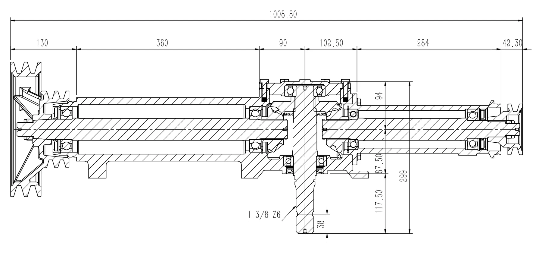 Cross-section drawing thumbnail