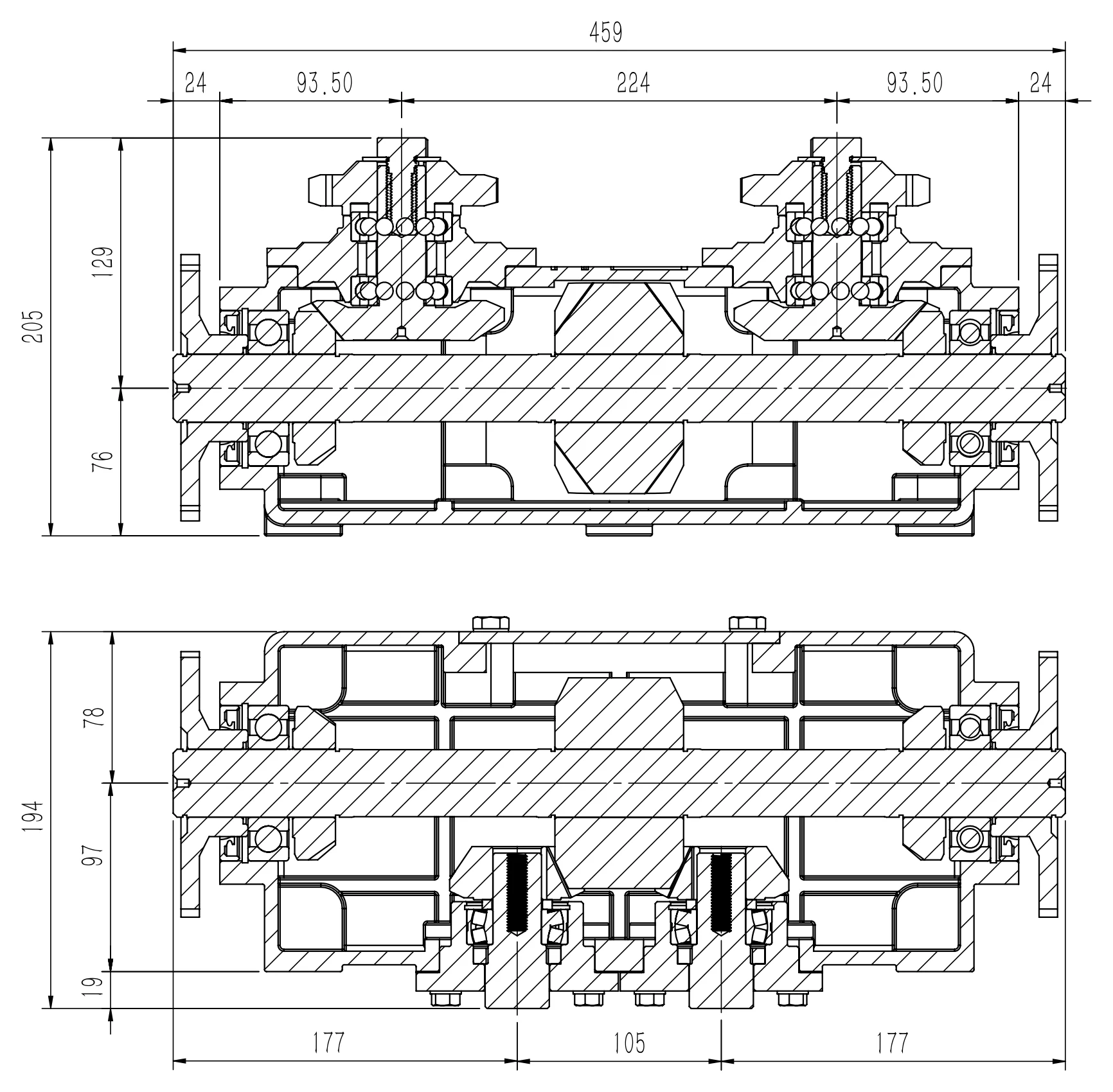 Cross-section drawing thumbnail