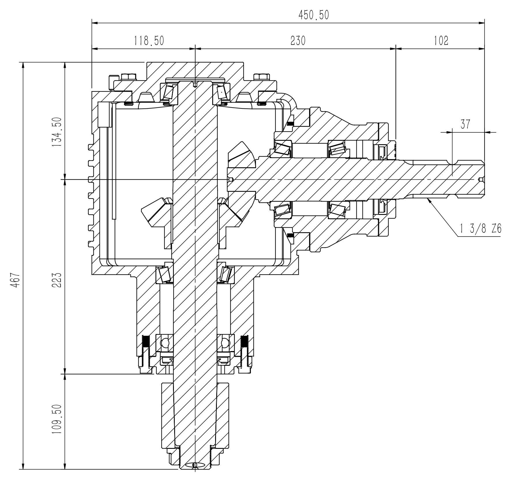 Cross-section drawing thumbnail