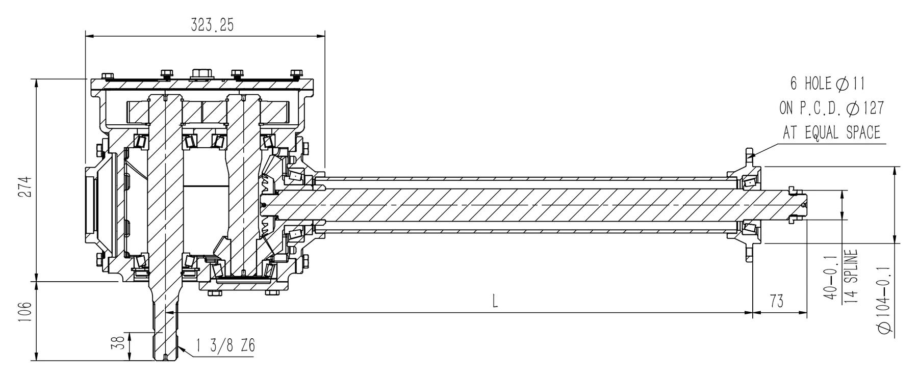 Cross-section drawing thumbnail