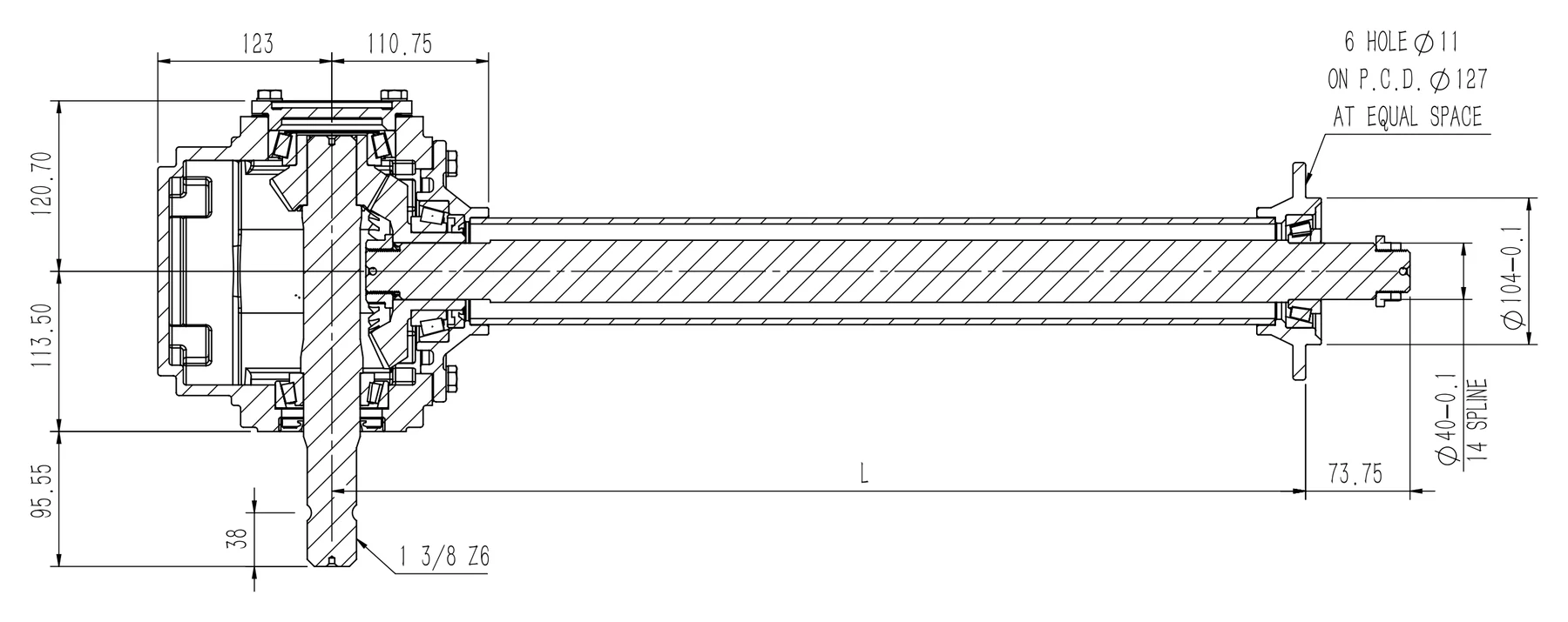 Cross-section drawing thumbnail
