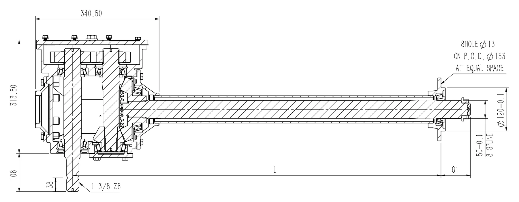 Cross-section drawing thumbnail