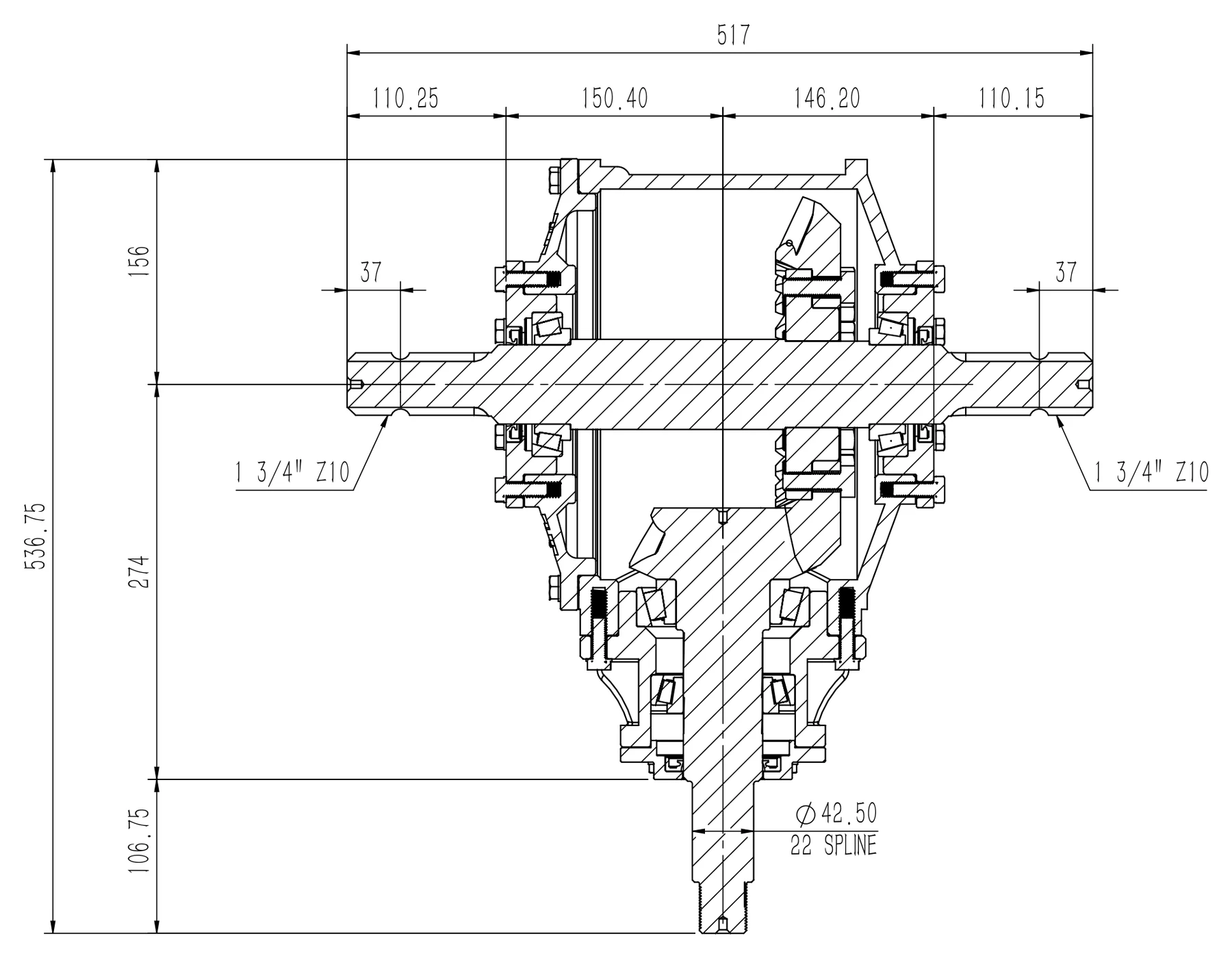 Cross-section drawing thumbnail