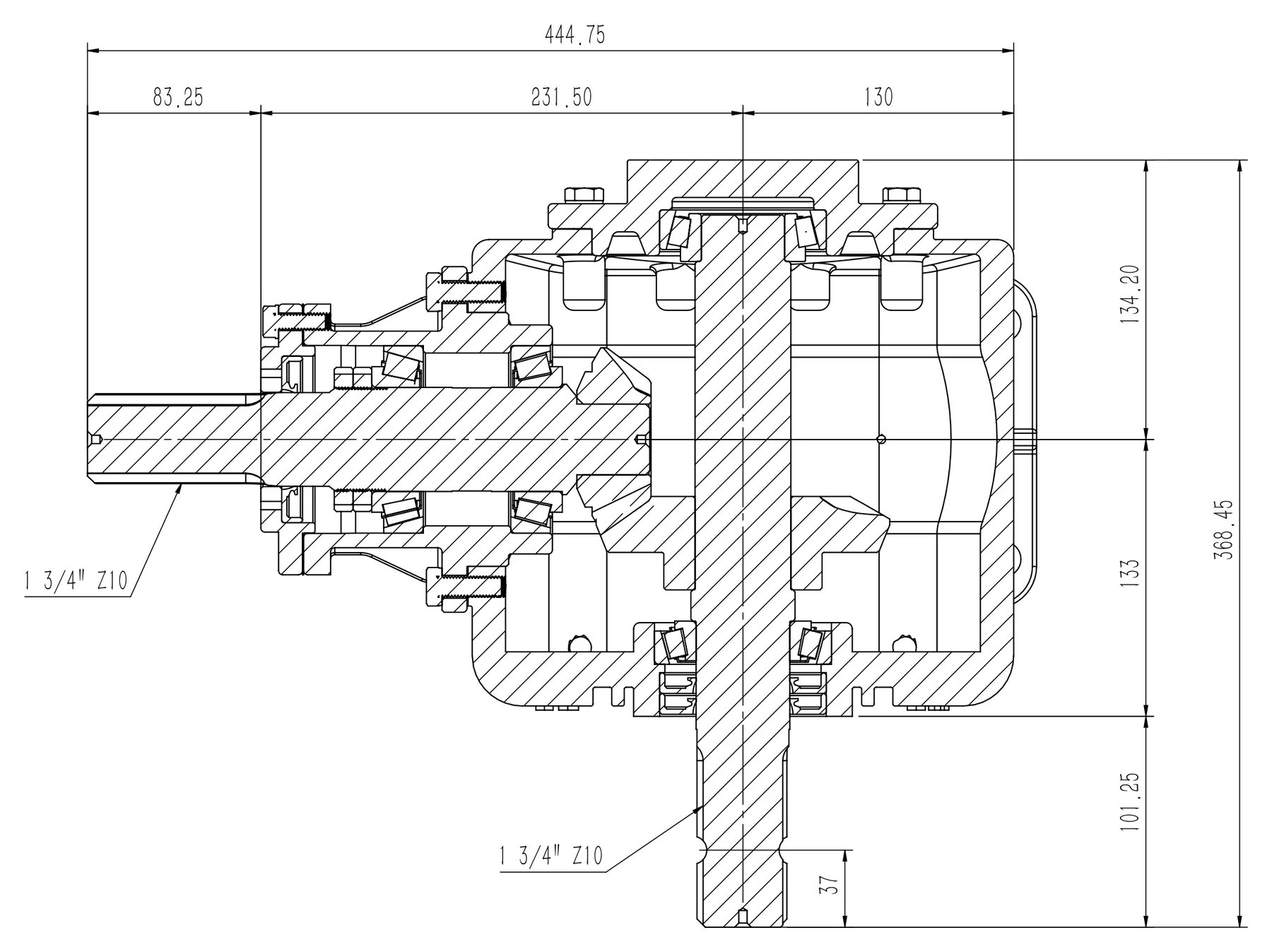 Cross-section drawing thumbnail