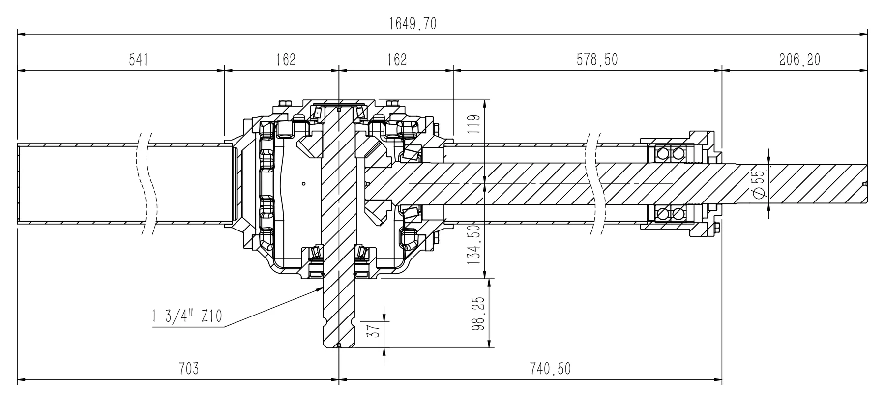 Cross-section drawing thumbnail