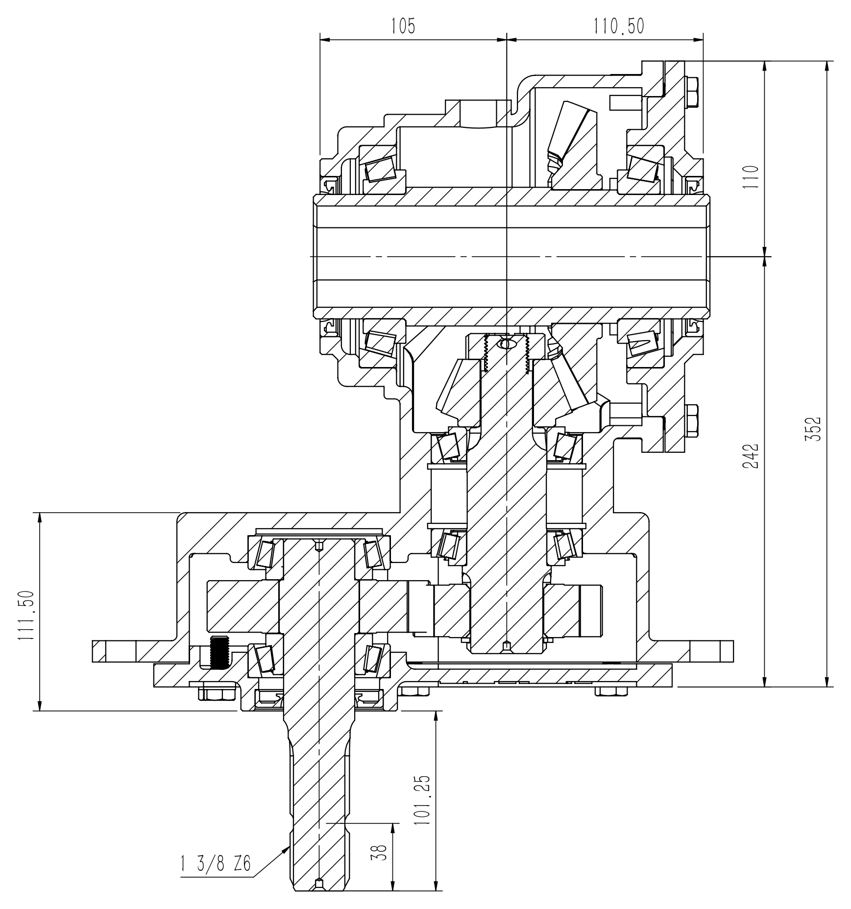 Cross-section drawing thumbnail