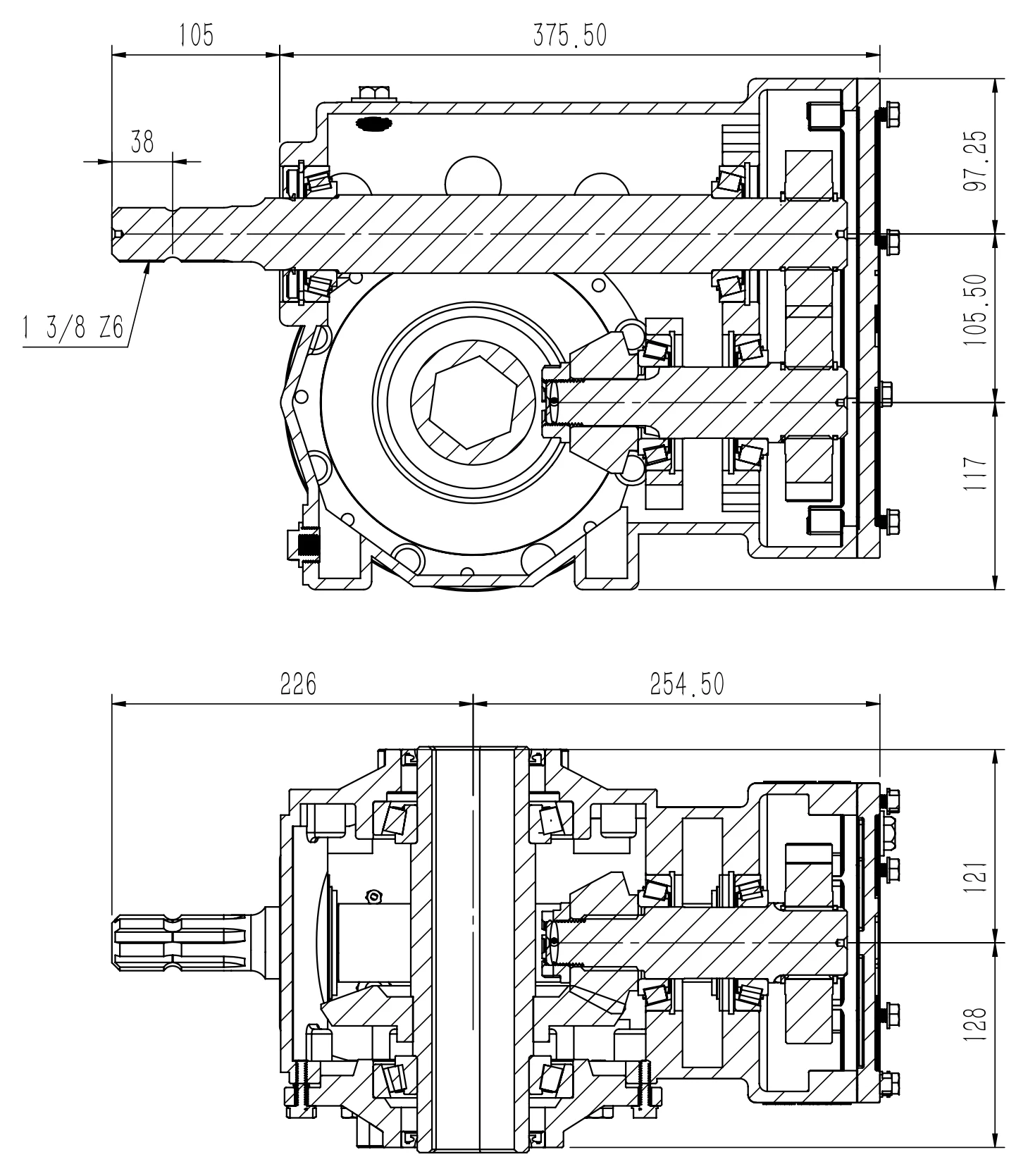 Cross-section drawing thumbnail