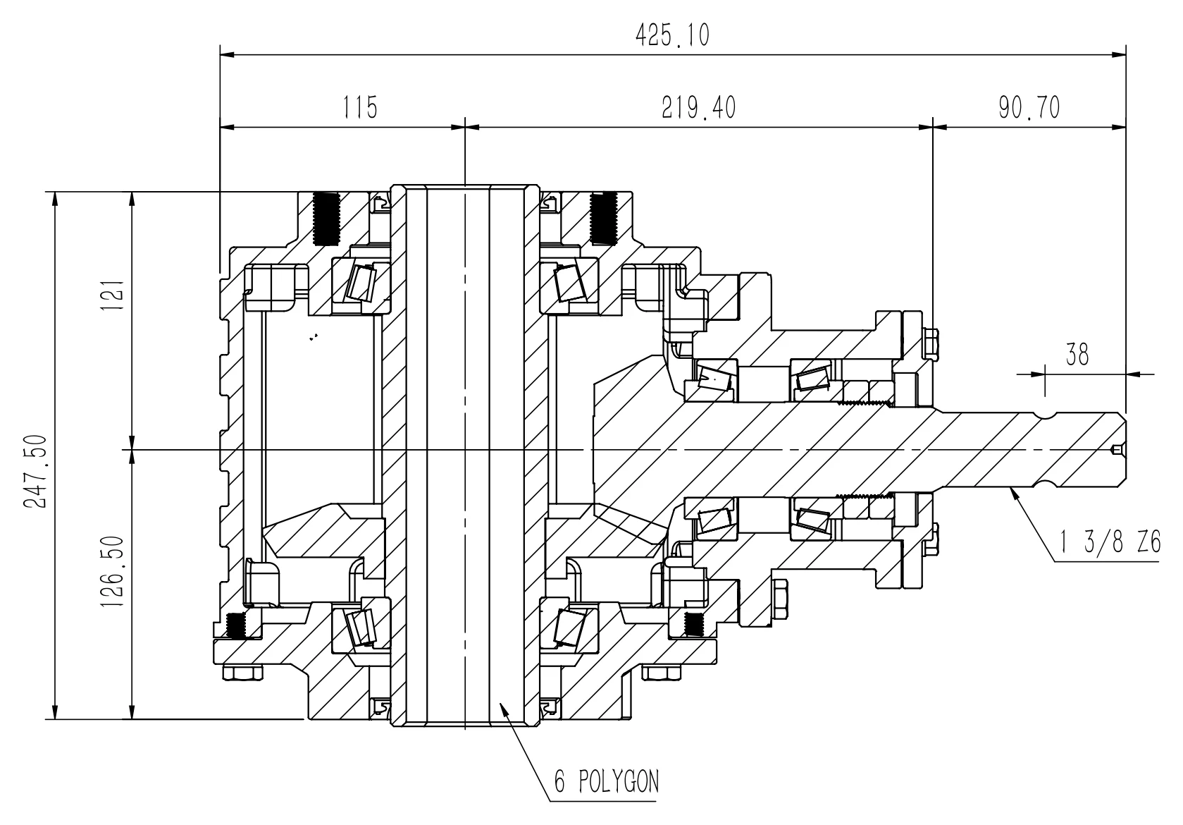 Cross-section drawing thumbnail
