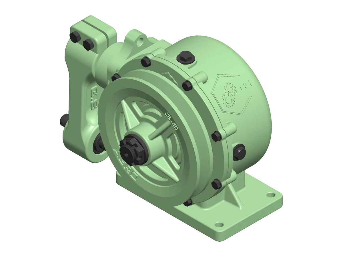 CH-2 Combine & Cutter Bar Gearbox, three-quarter view